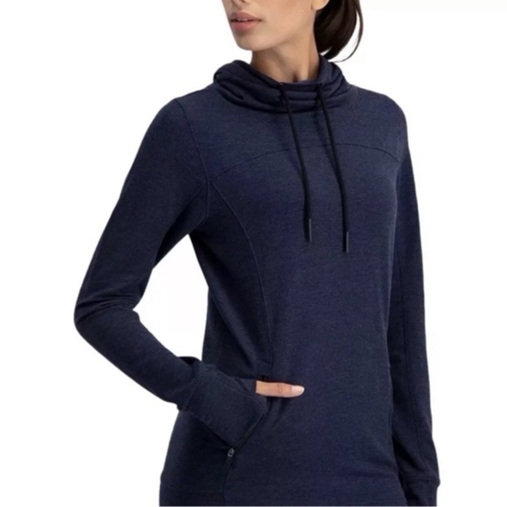 Under Armour Grey‎ Cowl Neck Sweater Dry Fit Running Relaxed Exercise Pullover M